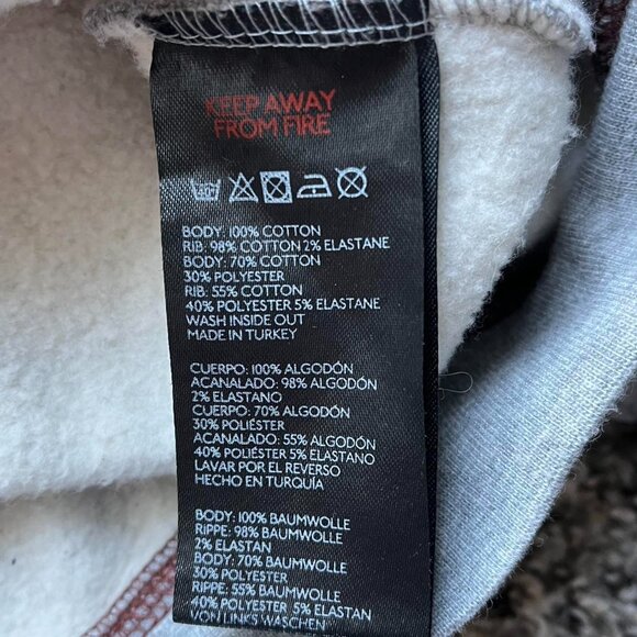 Urban Outfitters Spliced Oversized Crewneck, Patchwork Crewneck, Cozy Pullover - Picture 5 of 5